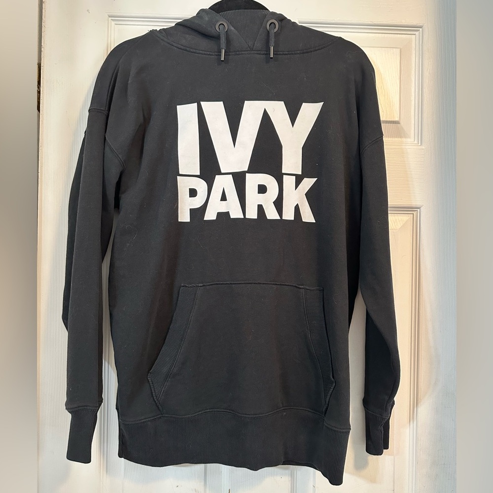 IVY PARK Black Sweatshirt Hoodie Bold Branding